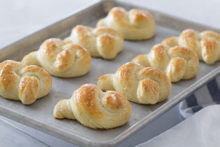 Homemade Soft Buttered Pretzels