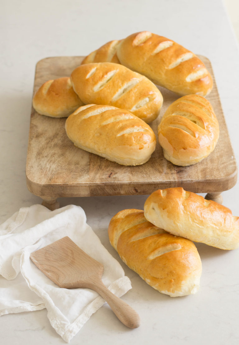 The Best Homemade Hoagie Rolls - Handmade Farmhouse