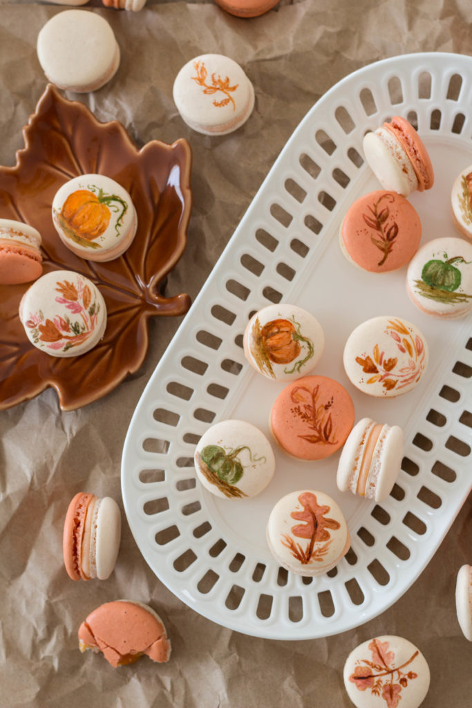 how to hand paint french macarons