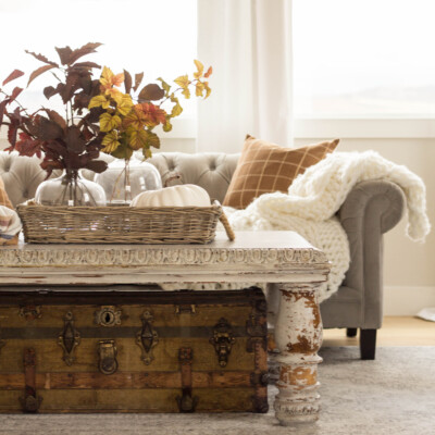 FALL LIVING ROOM: BRINGING THE OUTDOORS IN