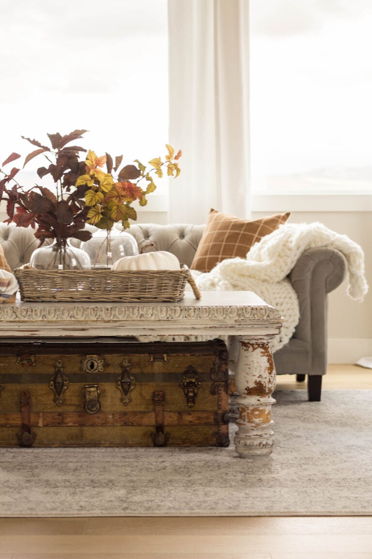 FALL LIVING ROOM: BRINGING THE OUTDOORS IN