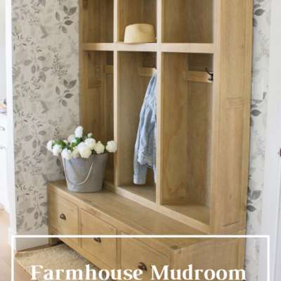 Farmhouse Mudroom Refresh