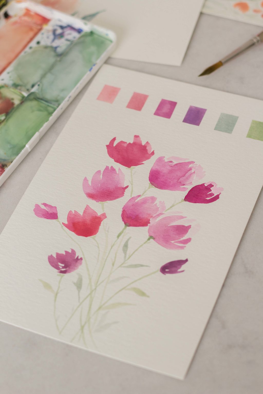 Learn Watercolor Basics In 7 Days - Handmade Farmhouse