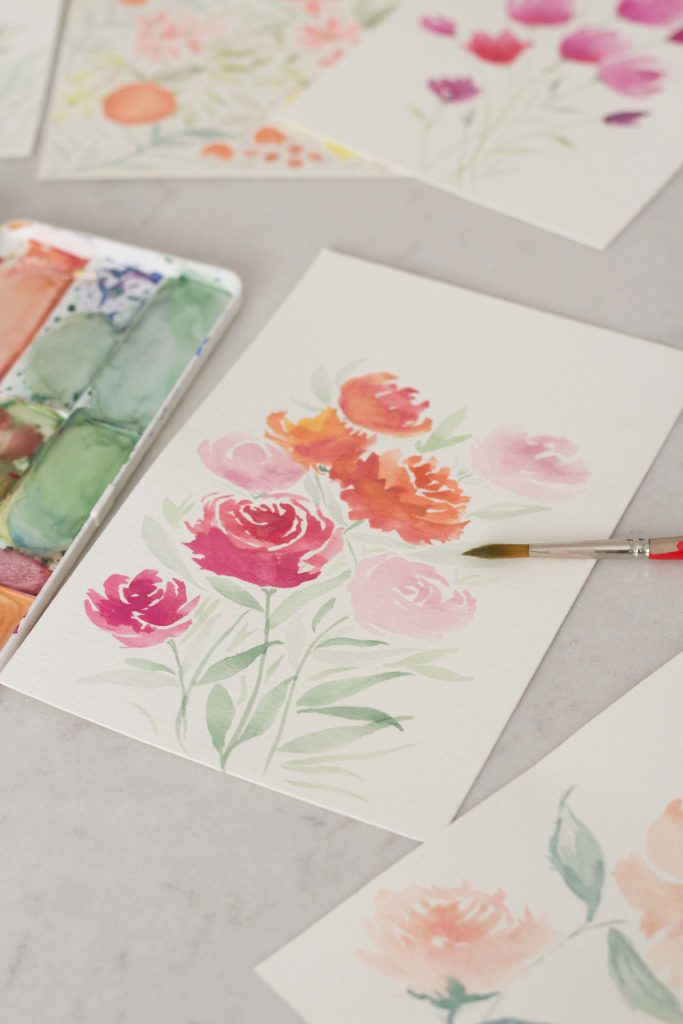 Learn watercolor basics in 7 days