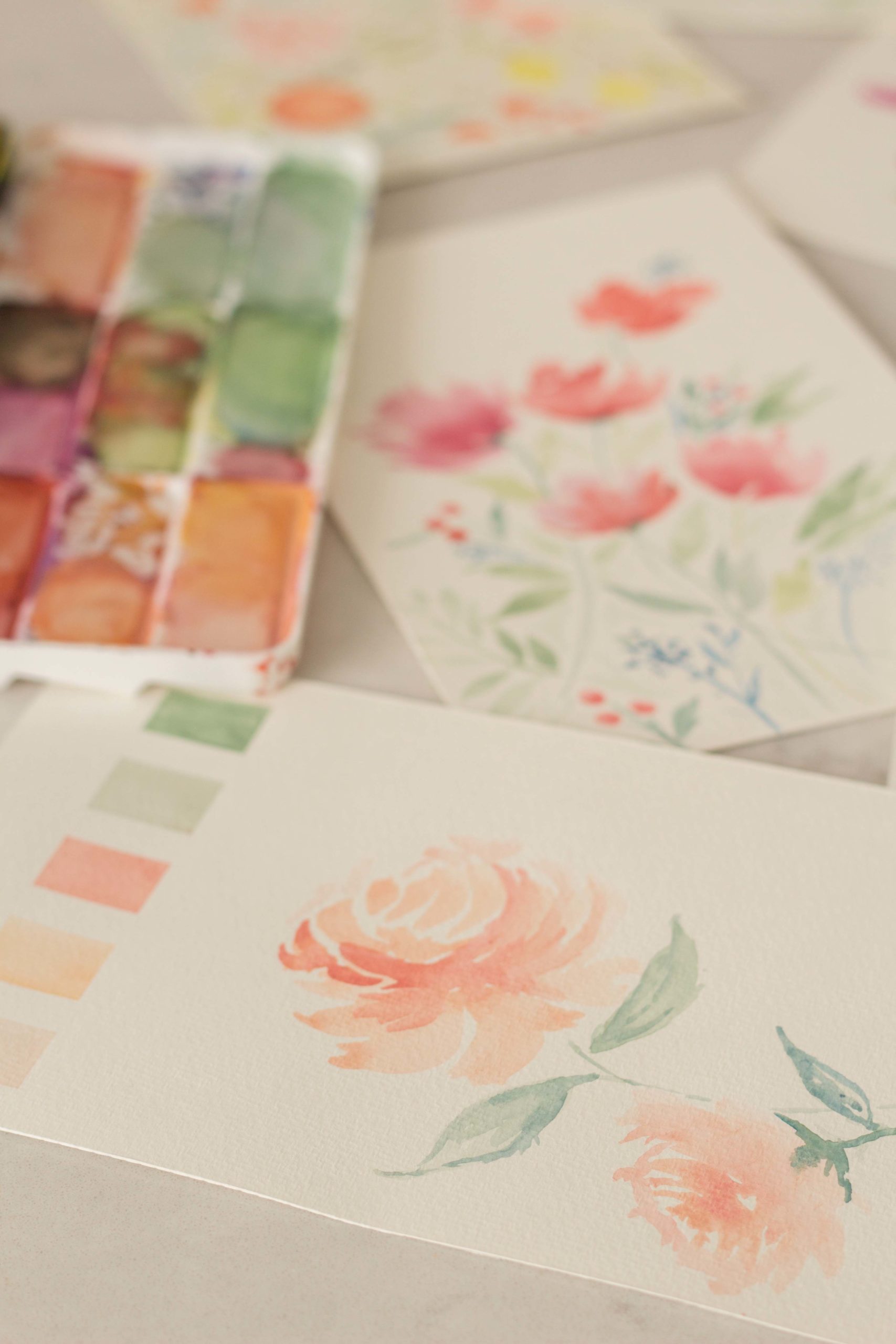 Learn watercolor basics in 7 days