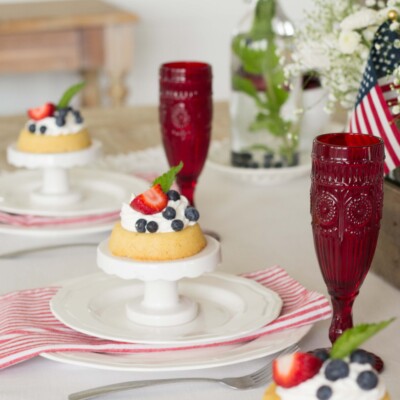 Simple Fourth of July Tablescape