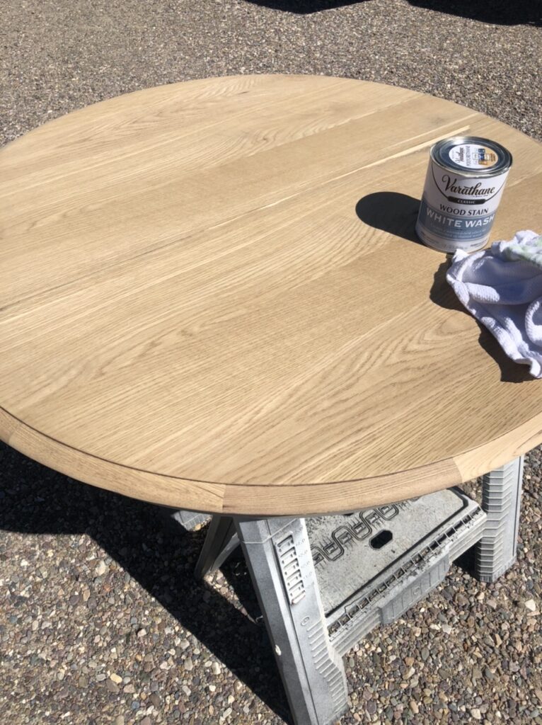 How I gave an old table a new look, sanding down and sharing the process