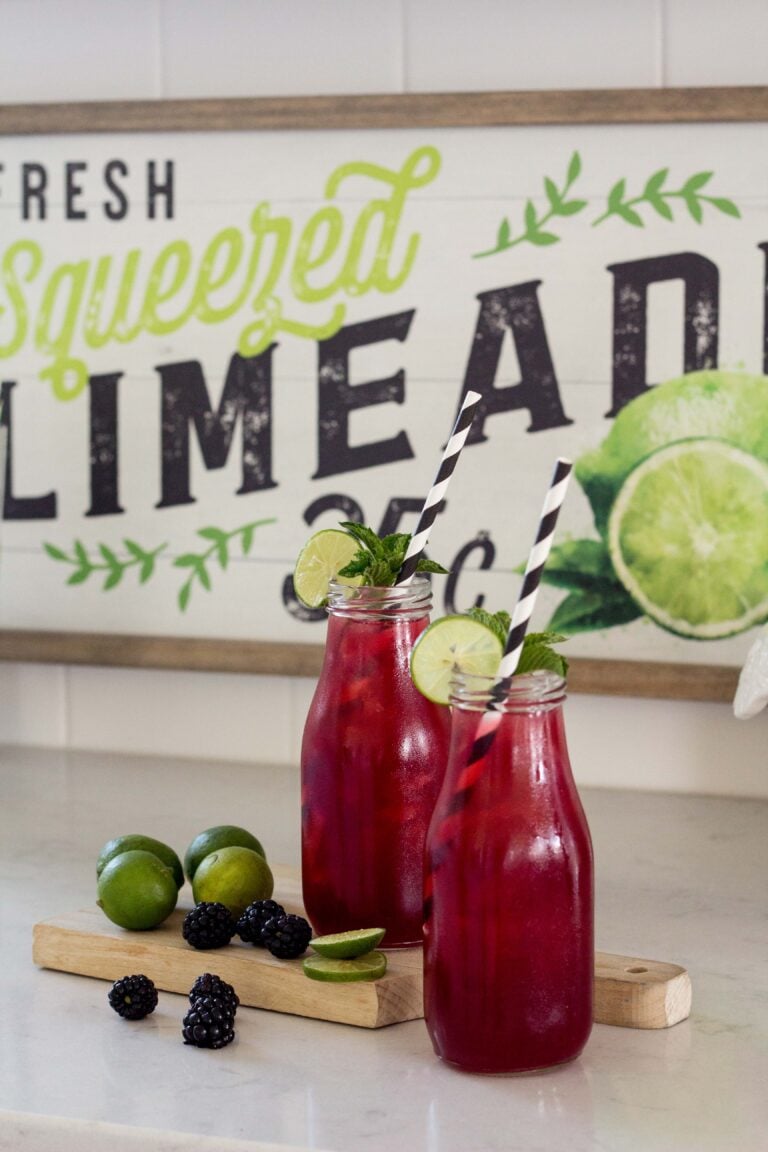 Fresh Blackberry Limeade
