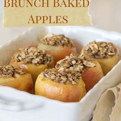Granola Brunch Baked Apples