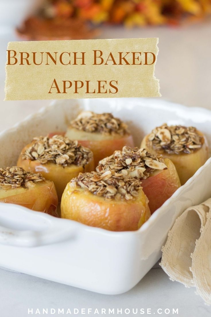 Orange Scented Yogurt Bowls with Cinnamon Apples and Apple Pie Granola