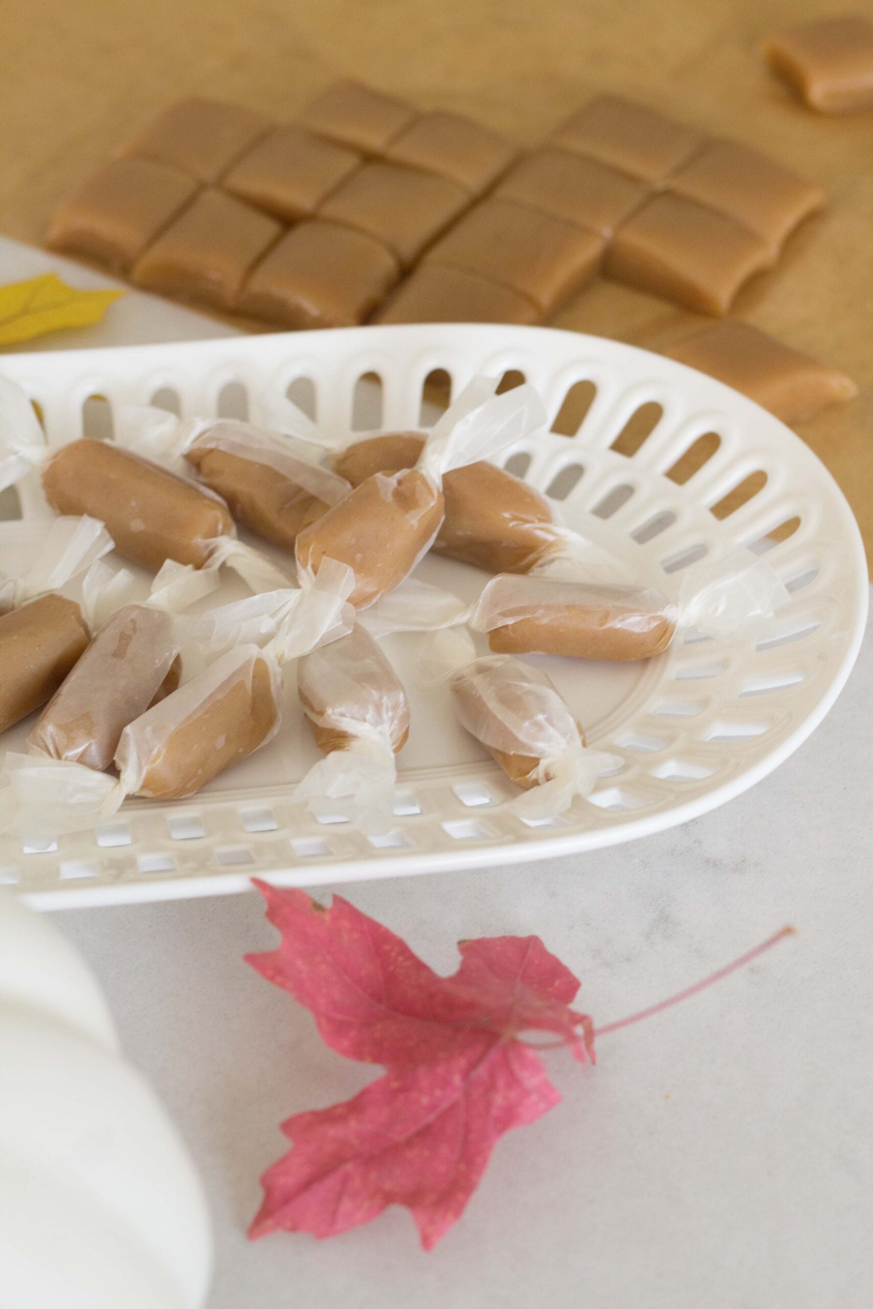 easy pumpkin spice caramels