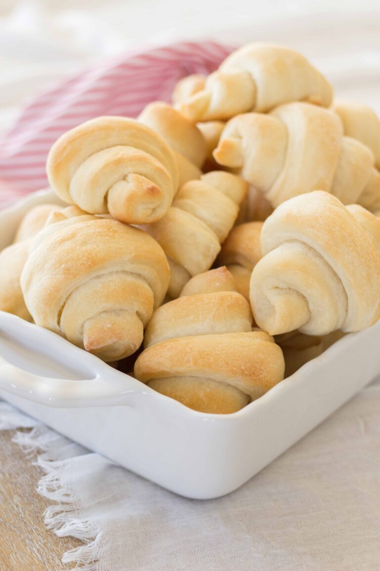 Fool-Proof Crescent Dinner Rolls - Handmade Farmhouse