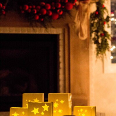 Easy DIY Paper Bag Luminaries