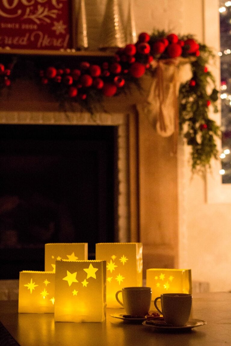 Easy DIY Paper Bag Luminaries