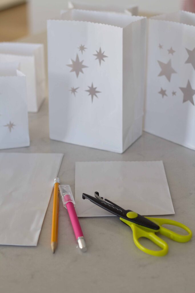 Easy DIY Paper Bag Luminaries