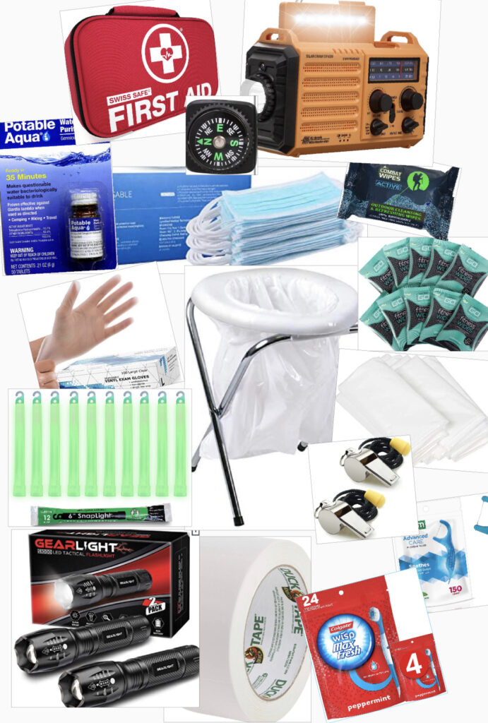 Emergency preparedness kit for home