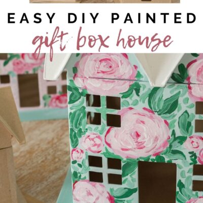 Easy DIY Painted Gift Box
