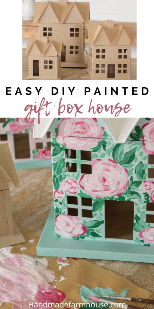 easy DIY painted gift box