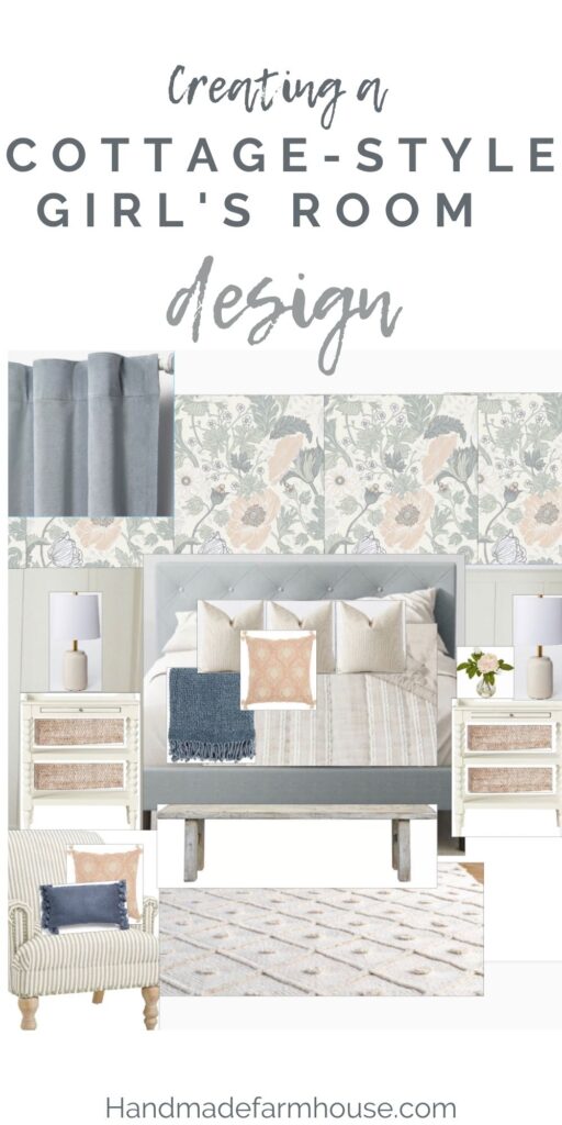 cottage style girl's room design