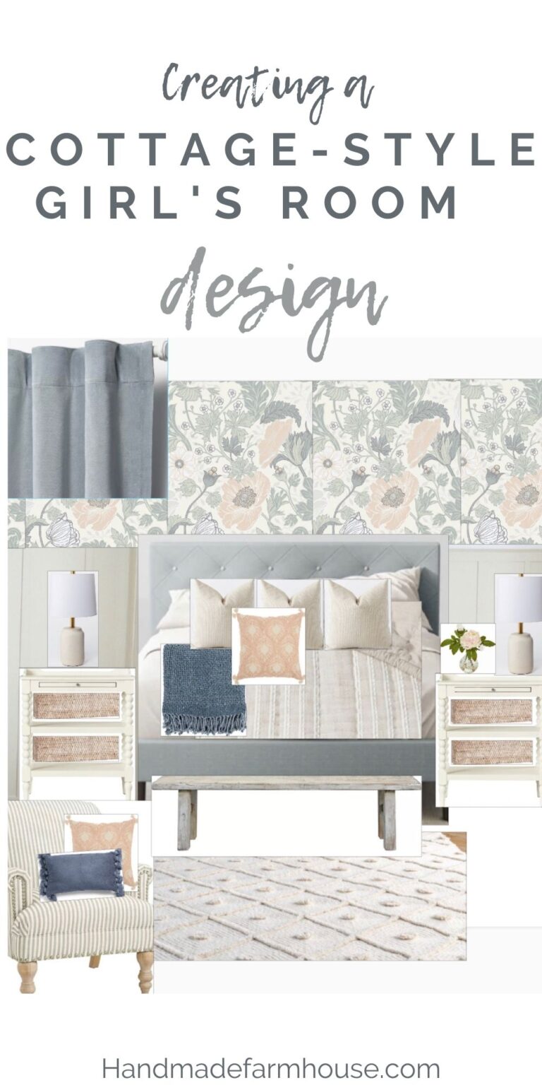 Cottage Style Girl’s Room Design