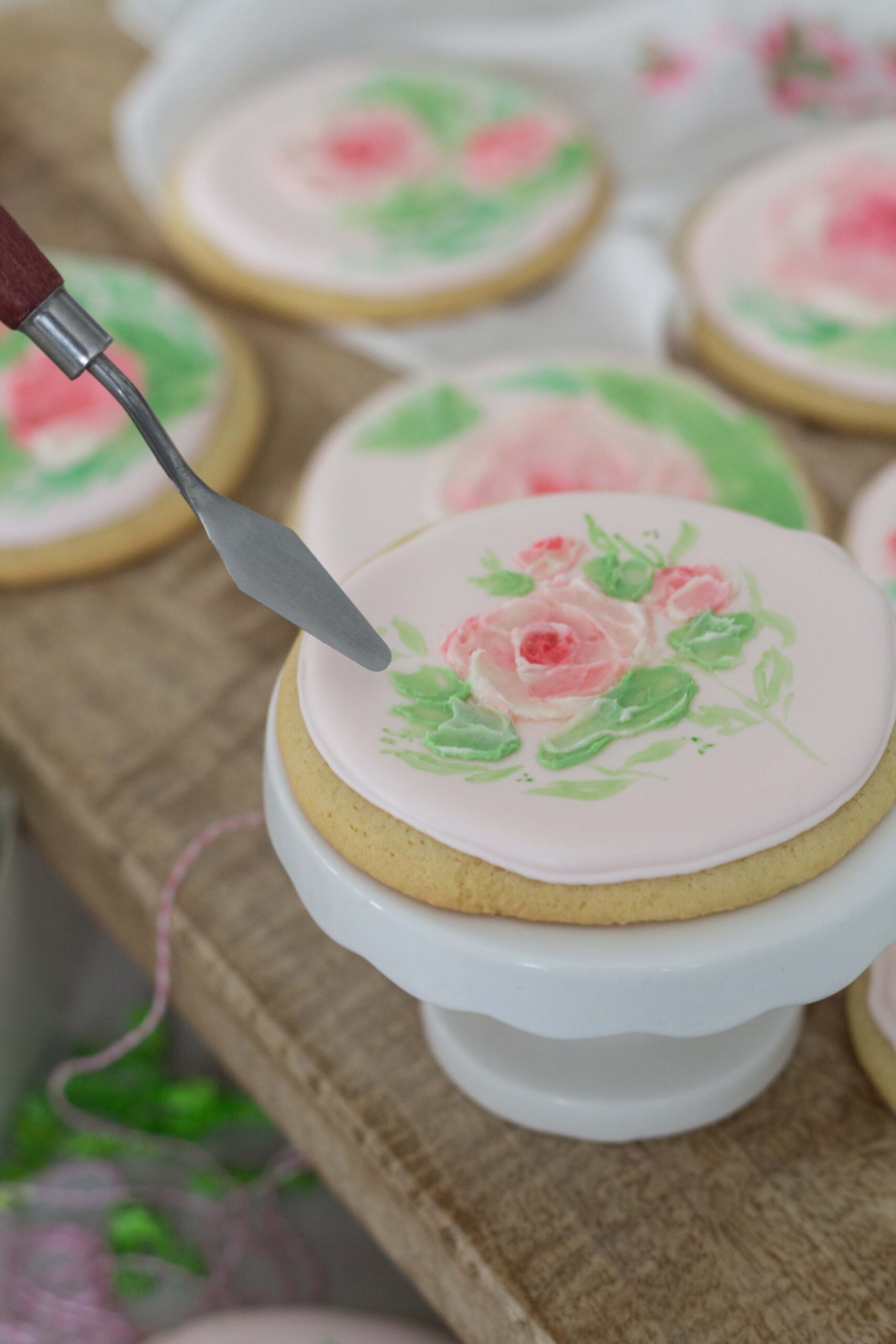 Painted Buttercream Sugar Cookies
