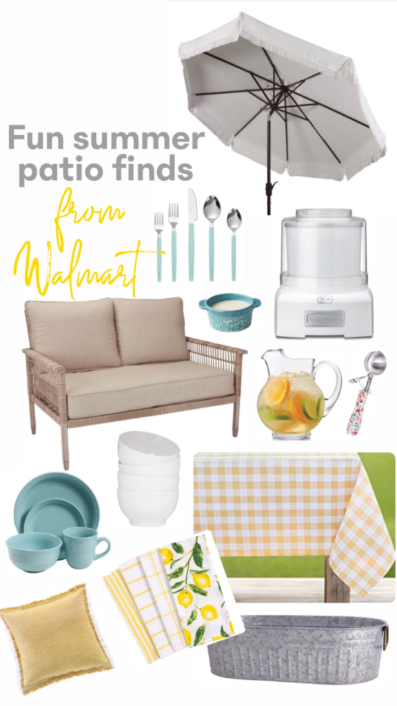 Summer home patio finds from walmart