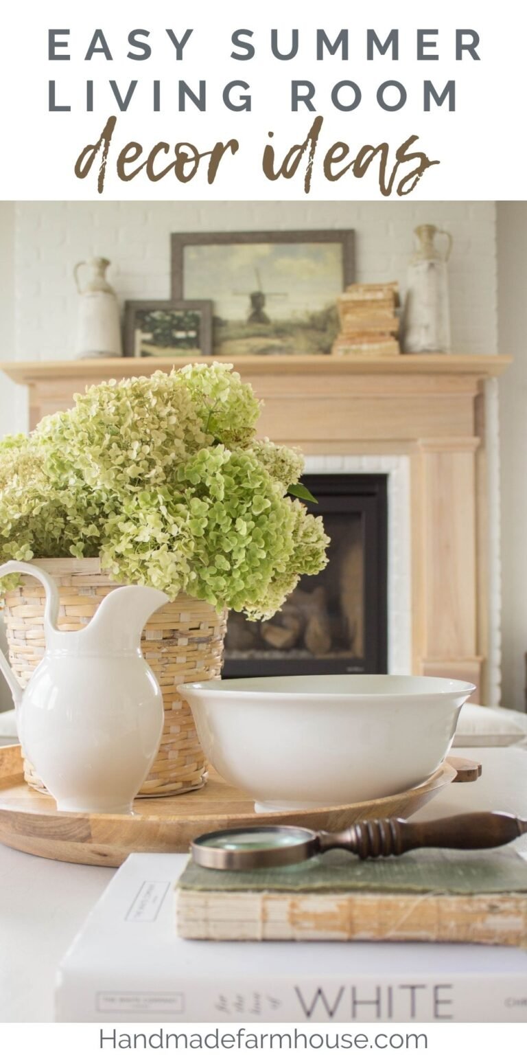 Easy Summer Living Room Décor