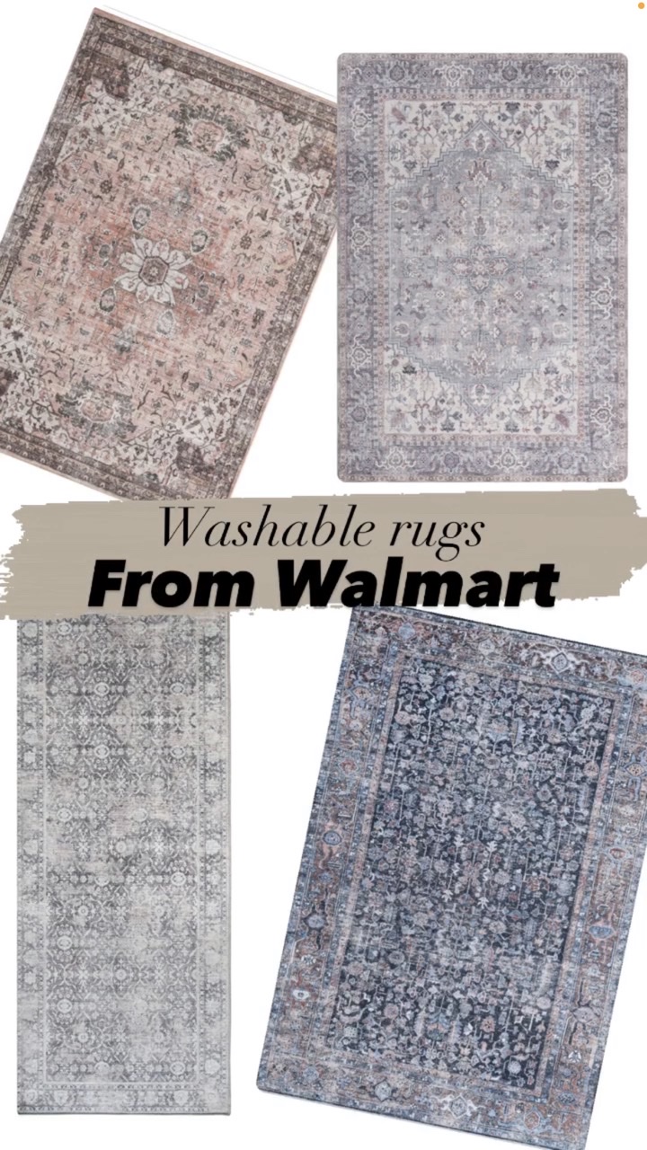 New Washable Rugs from Walmart