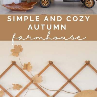 Simple and Cozy Autumn Farmhouse
