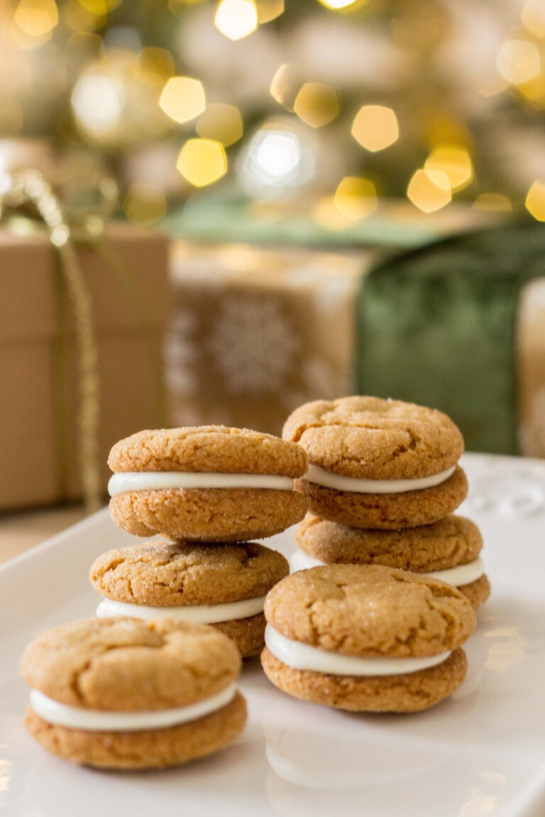 Ginger and Orange Cream Cookie Sandwiches