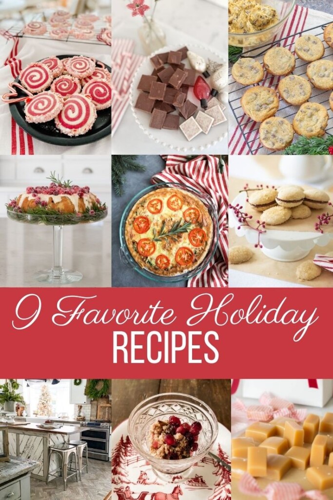 9 Favorite Holiday Recipes - Handmade Farmhouse