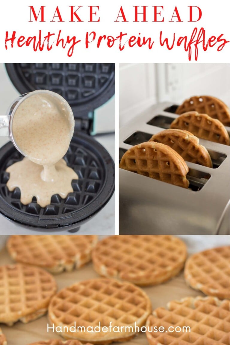 Make Ahead Healthy Protein Waffles
