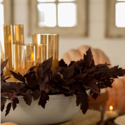 5 Minute Fall Table Centerpiece