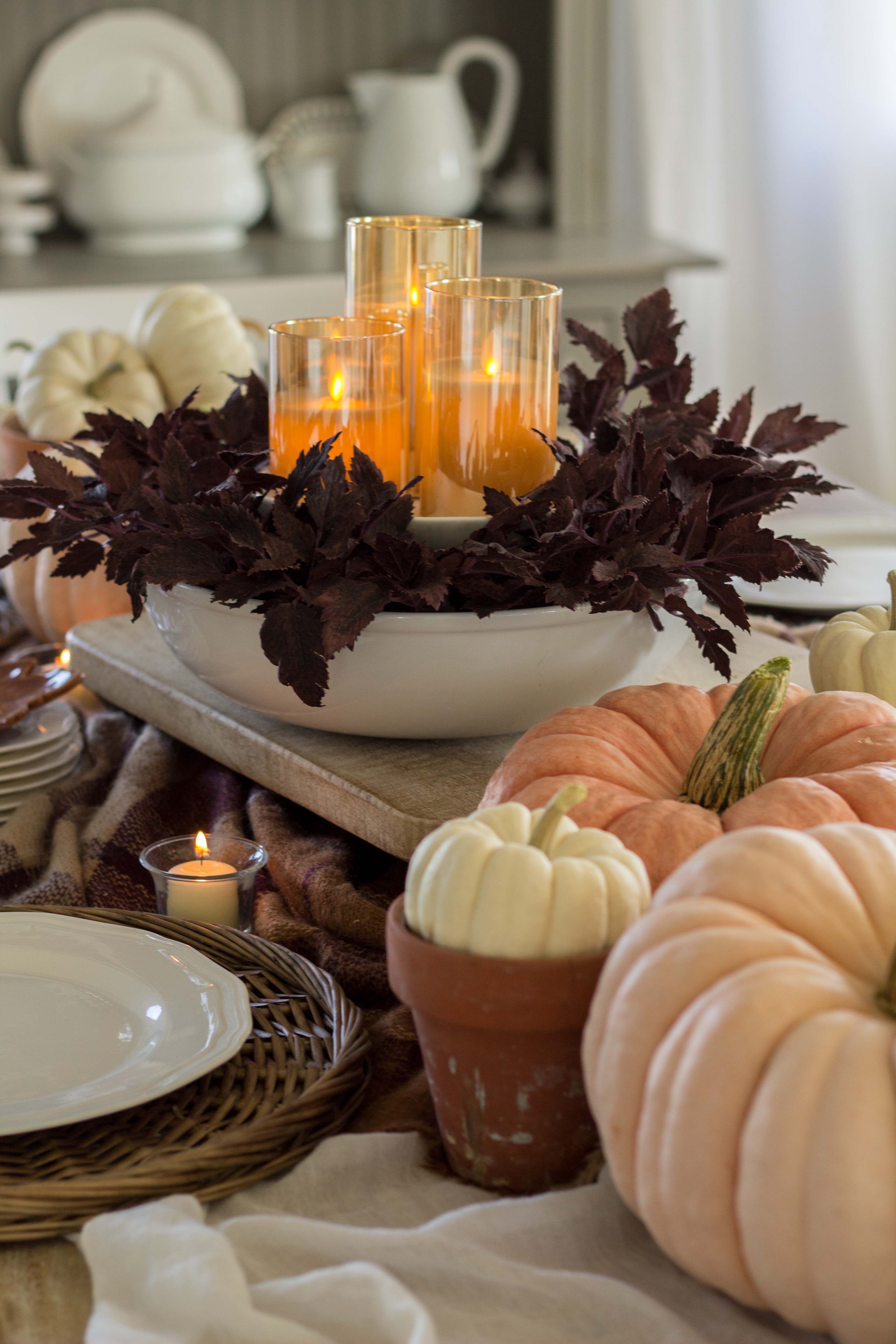 5 Minute Fall Table Centerpiece