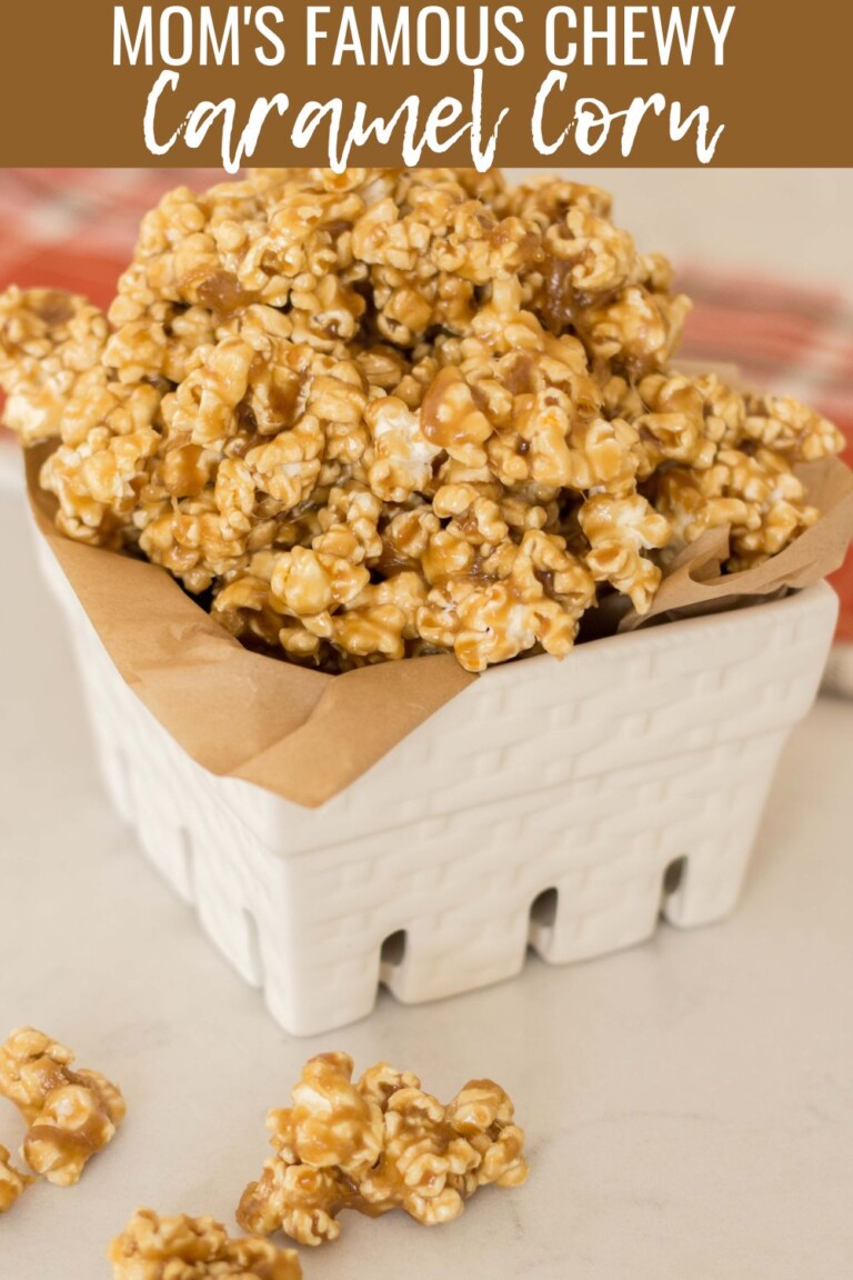 Mom's Famous Chewy Caramel Corn Handmade Farmhouse