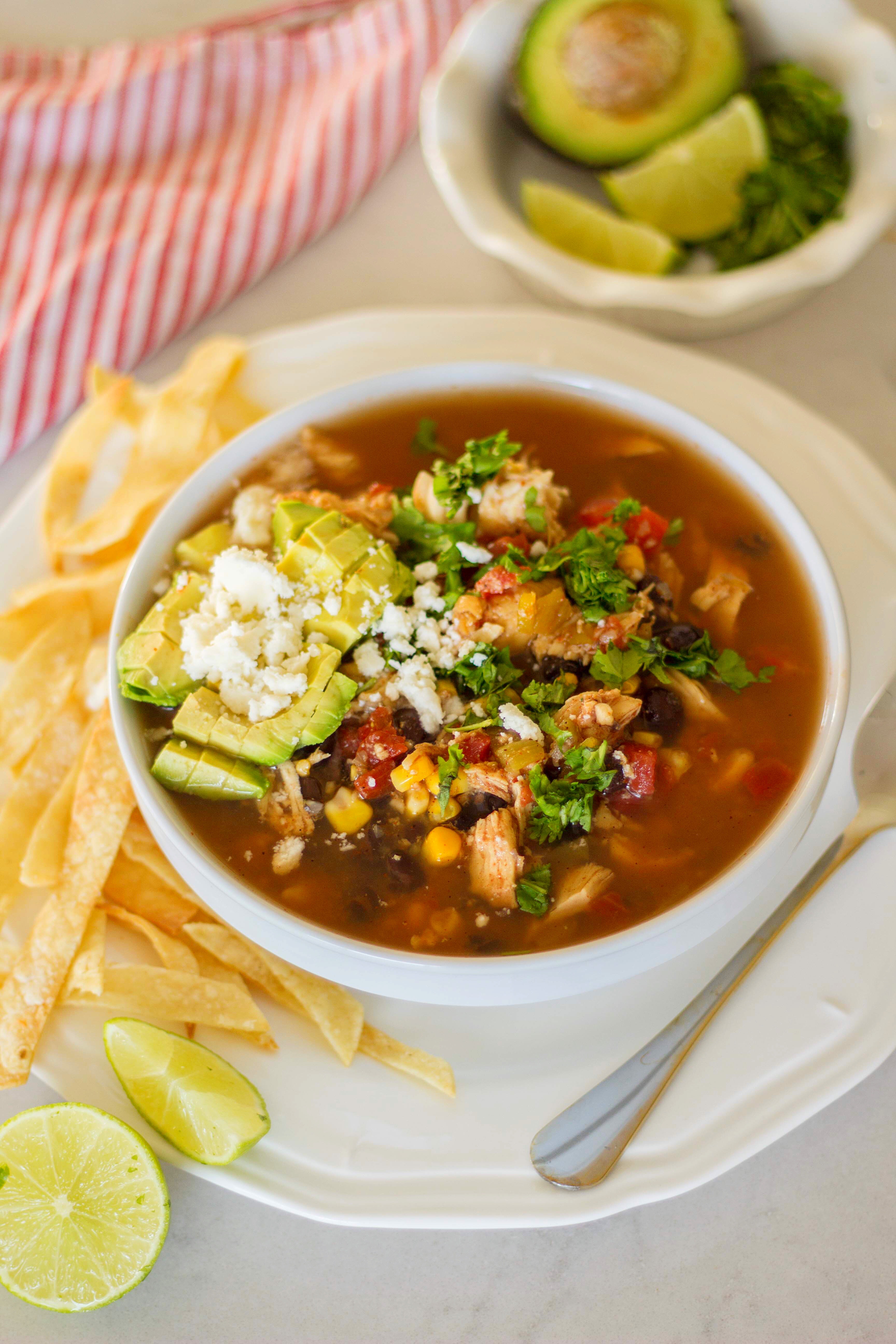 Easy Chicken Tortilla Soup