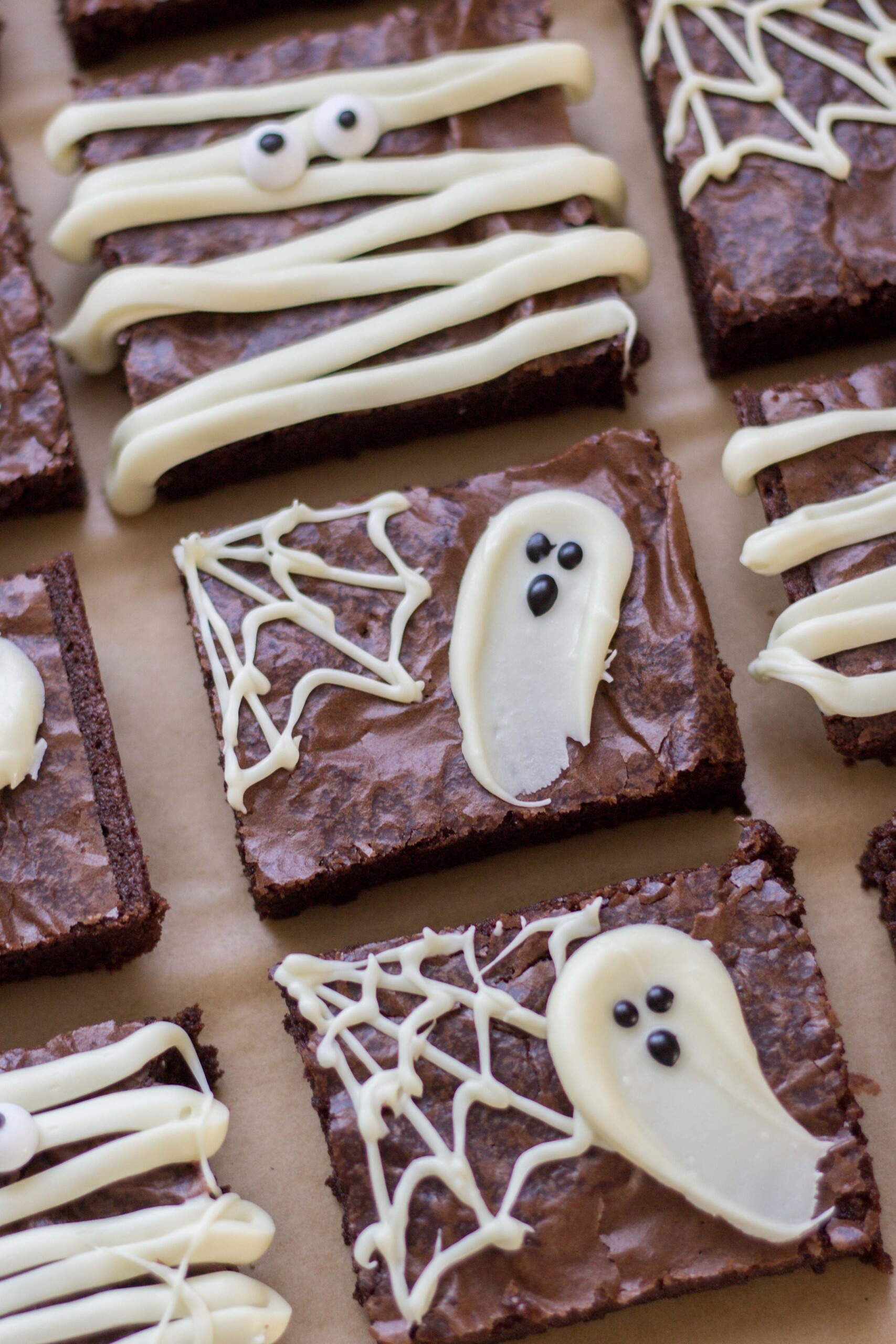 Easy Halloween Brownies 3 Ways