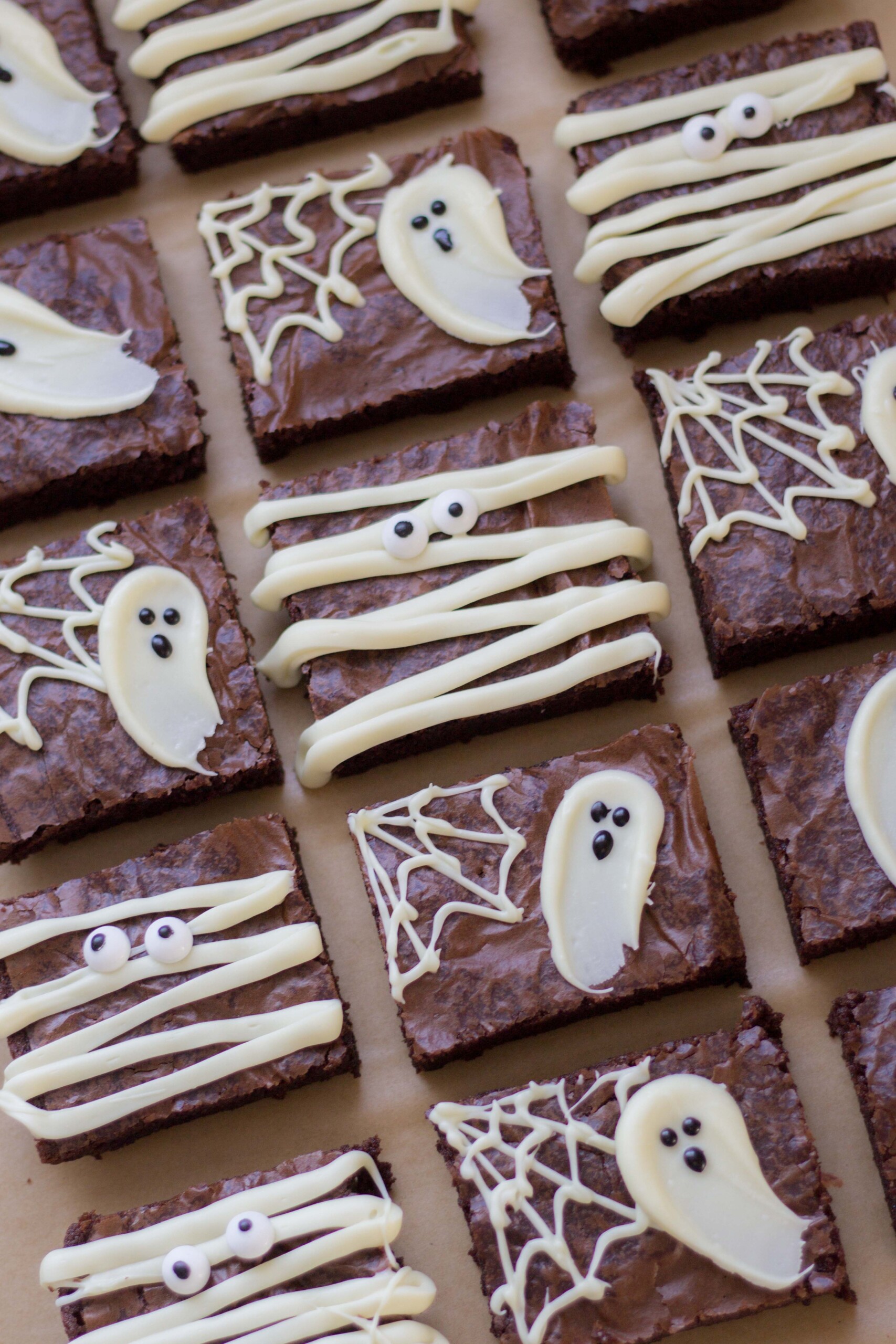 Easy Halloween Brownies 3 Ways