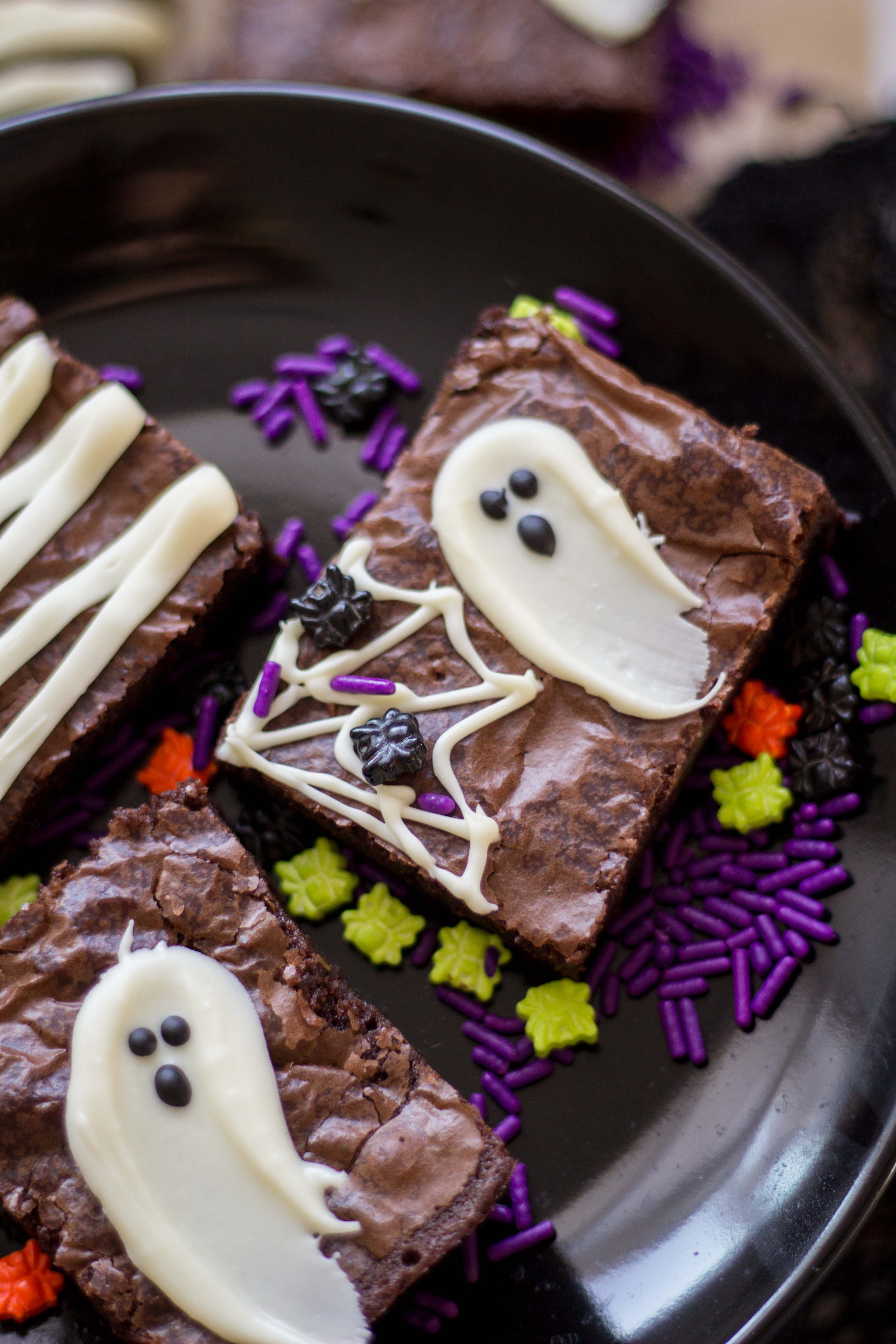 Easy Halloween Brownies 3 Ways - Handmade Farmhouse