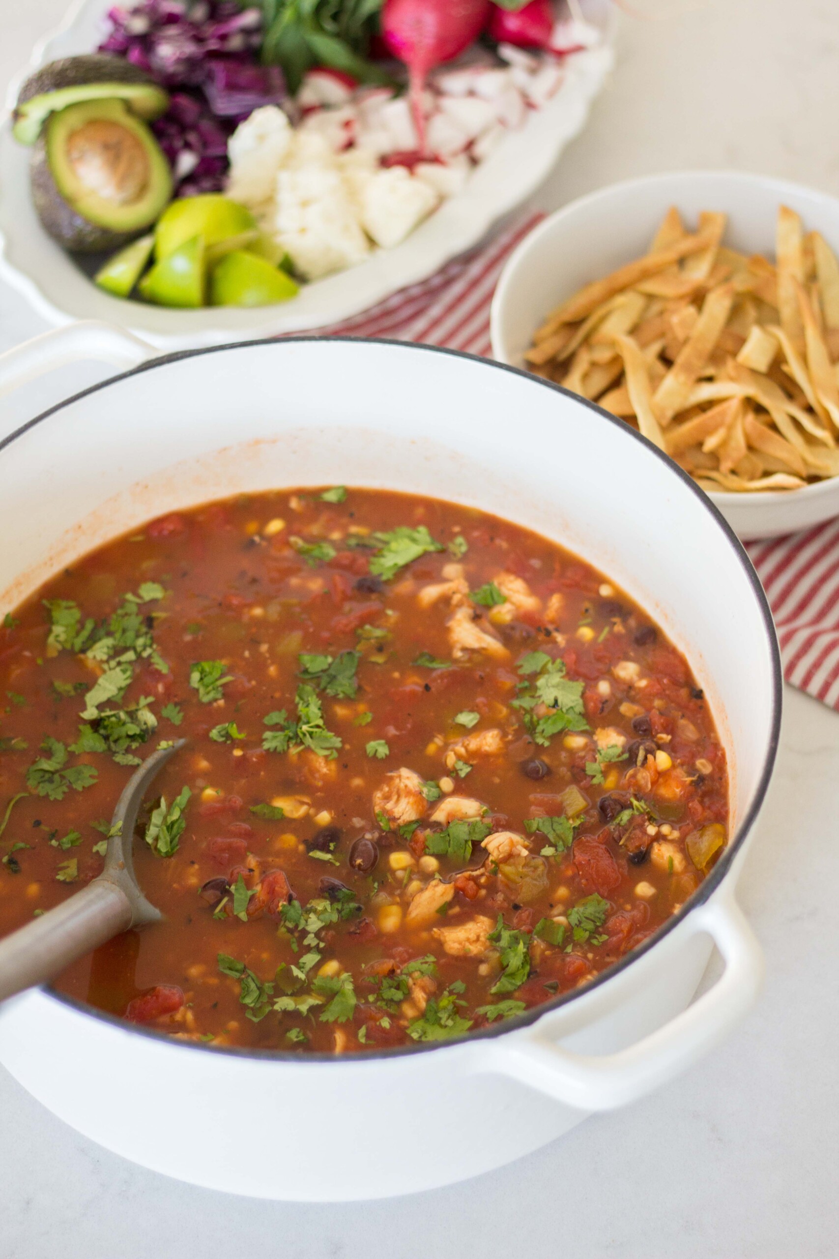 Easy Chicken Tortilla Soup