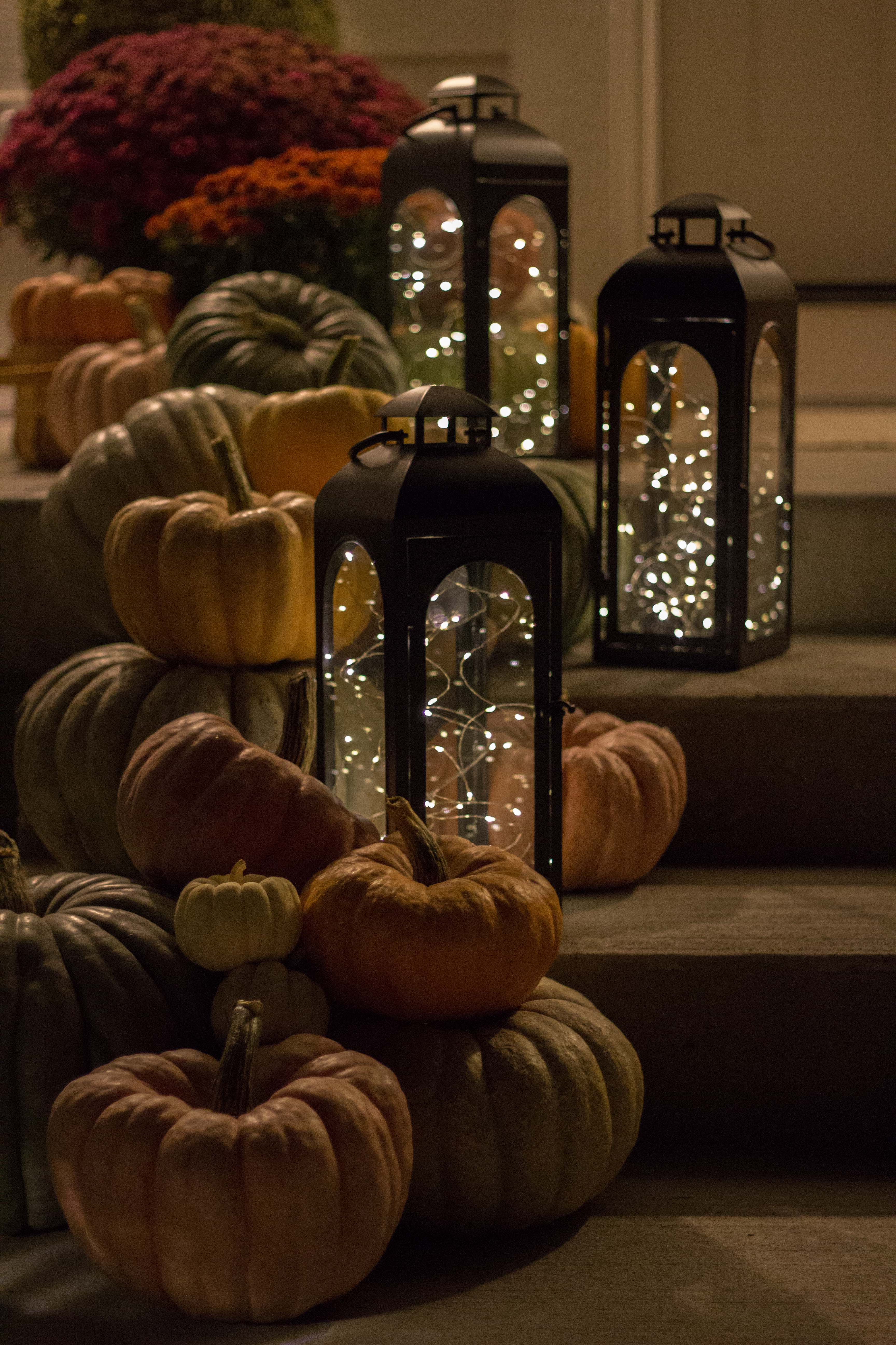 DIY Inexpensive Fairy Light Lanterns
