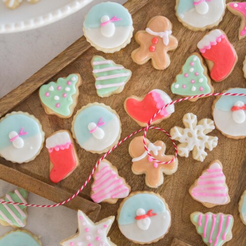 Simple Christmas Butter Cookies - Handmade Farmhouse