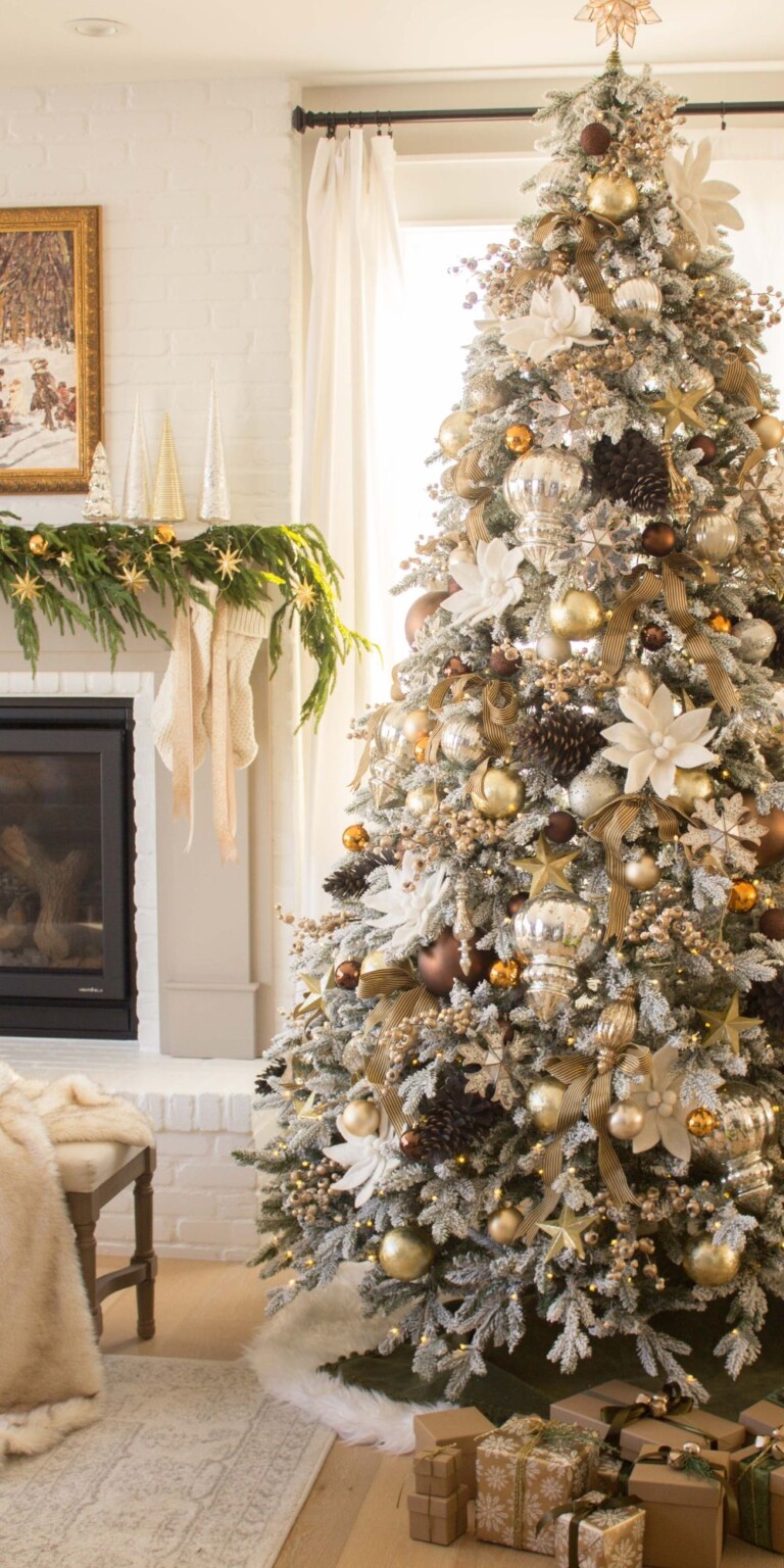 Mocha and Gold Inspired Christmas