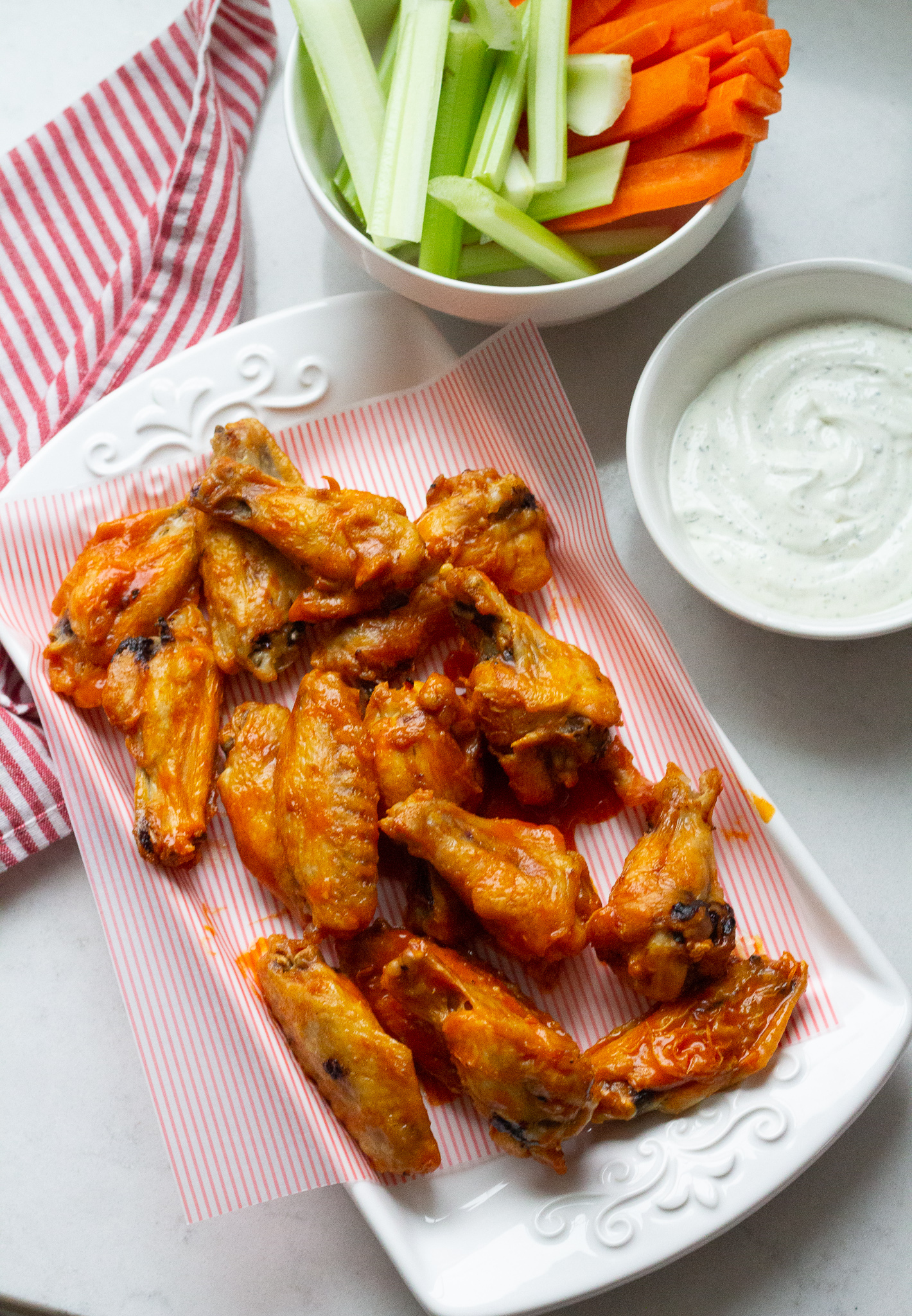 Our Favorite Crispy Hot Wings - Handmade Farmhouse