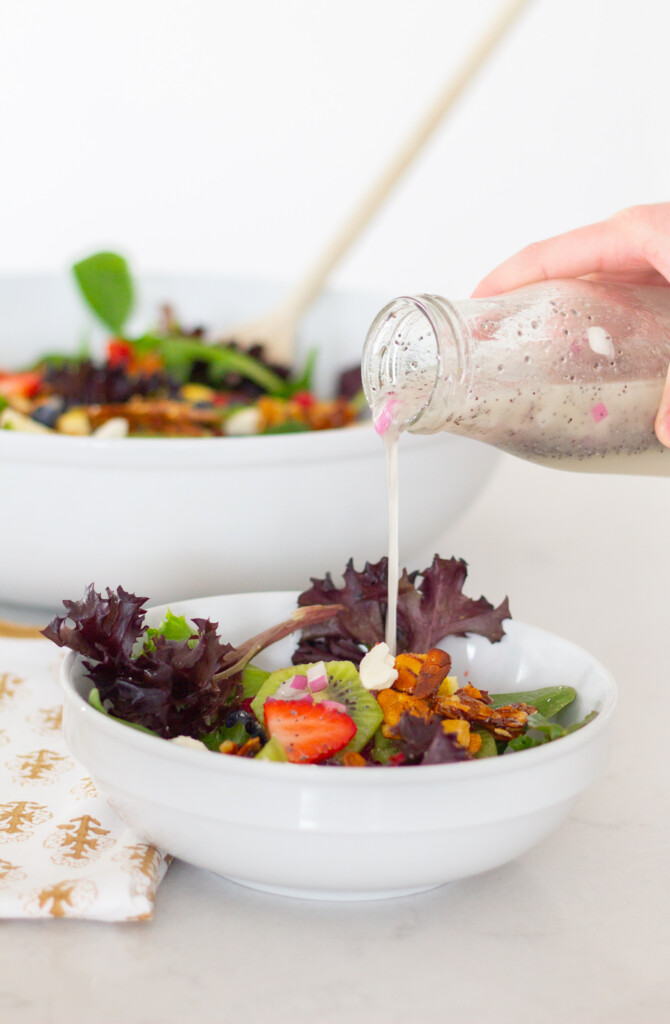 Strawberry Pear and Feta Salad - Handmade Farmhouse