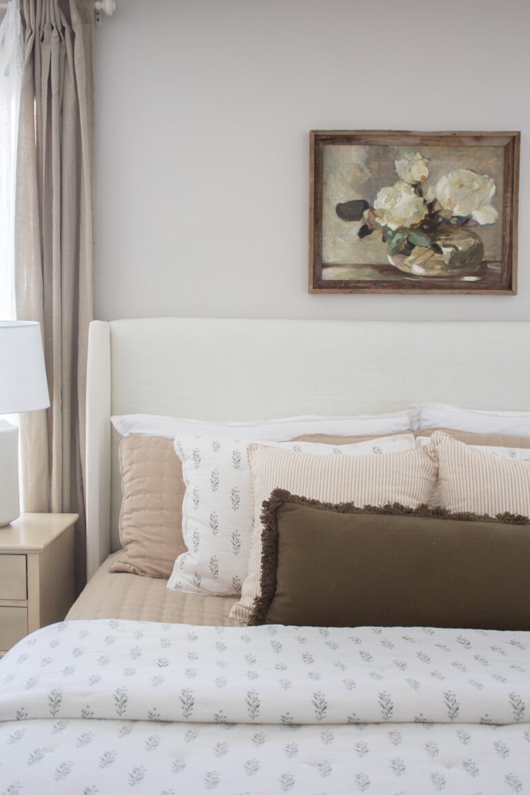 Neutral and Cozy Primary Bedroom Refresh