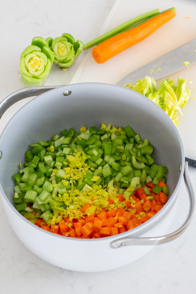 Old Fashioned Bone Broth Chicken Noodle Soup - Handmade Farmhouse