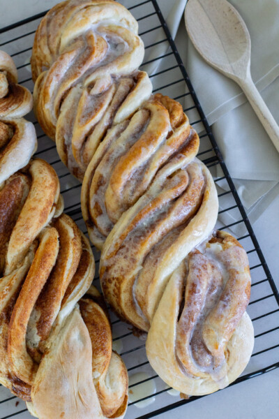 Easy and Fast Cinnamon Twist Loaf - Handmade Farmhouse