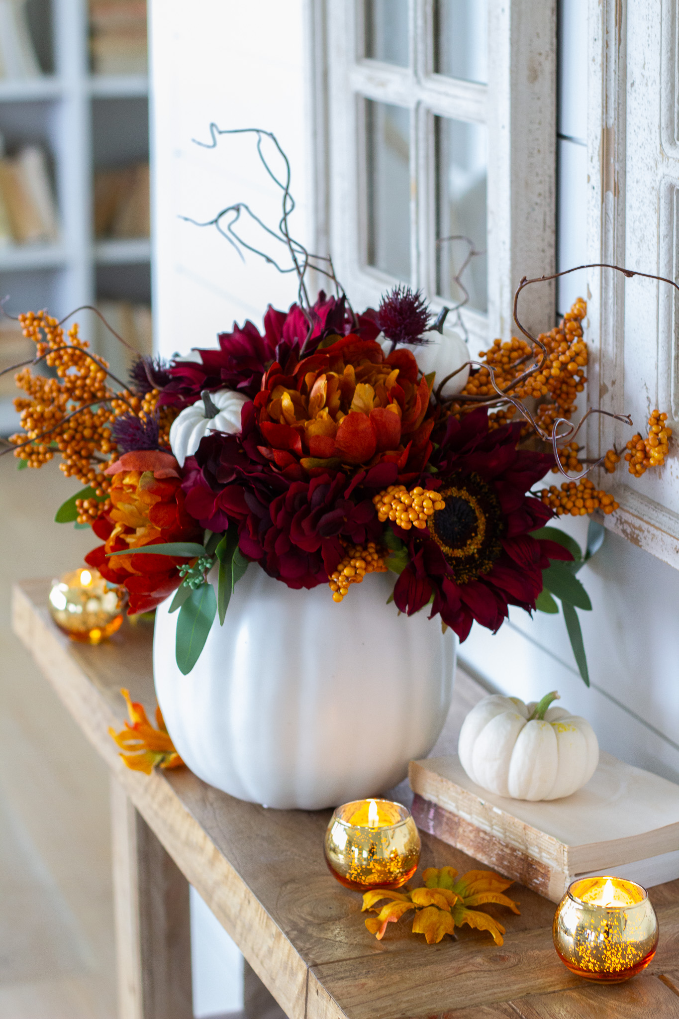 Fall DIY Pumpkin Vase