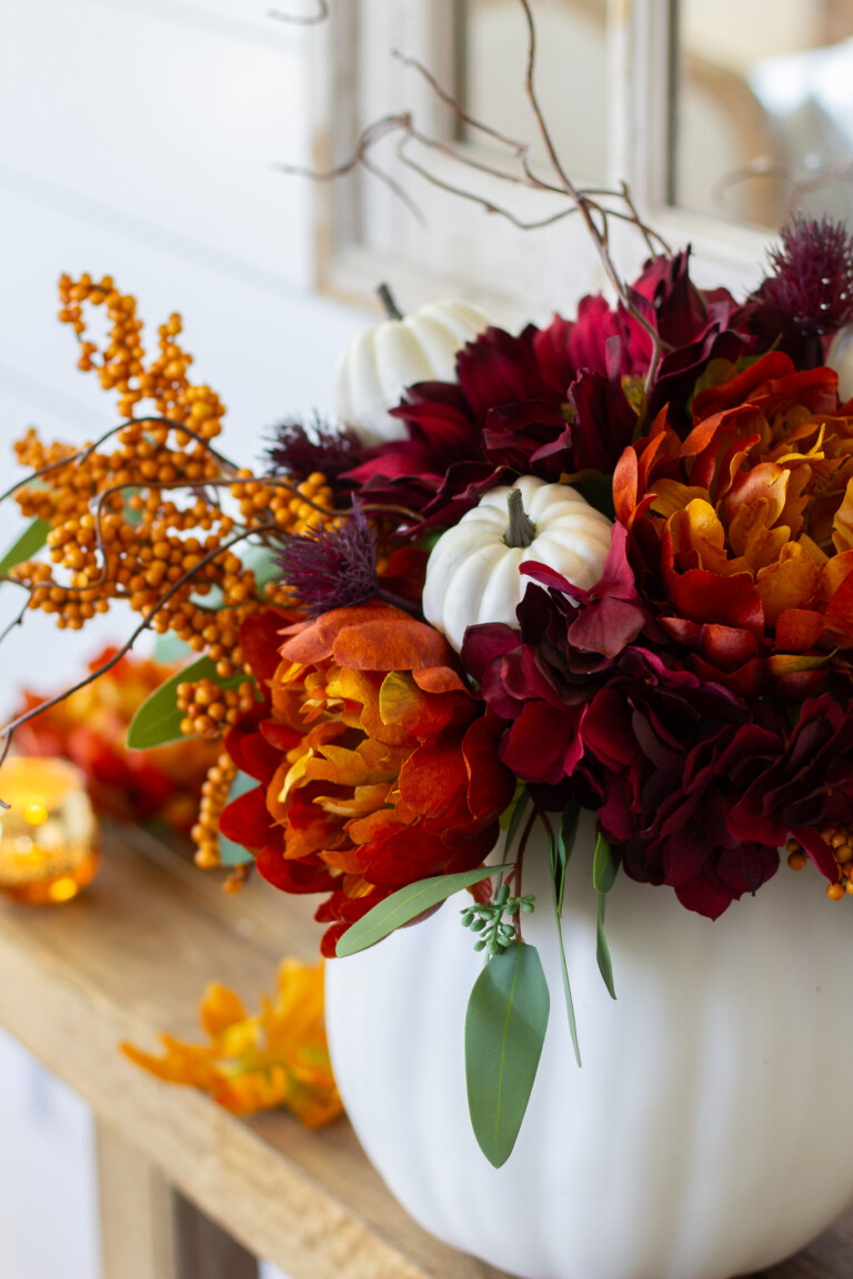 Fall Diy Pumpkin Vase Handmade Farmhouse